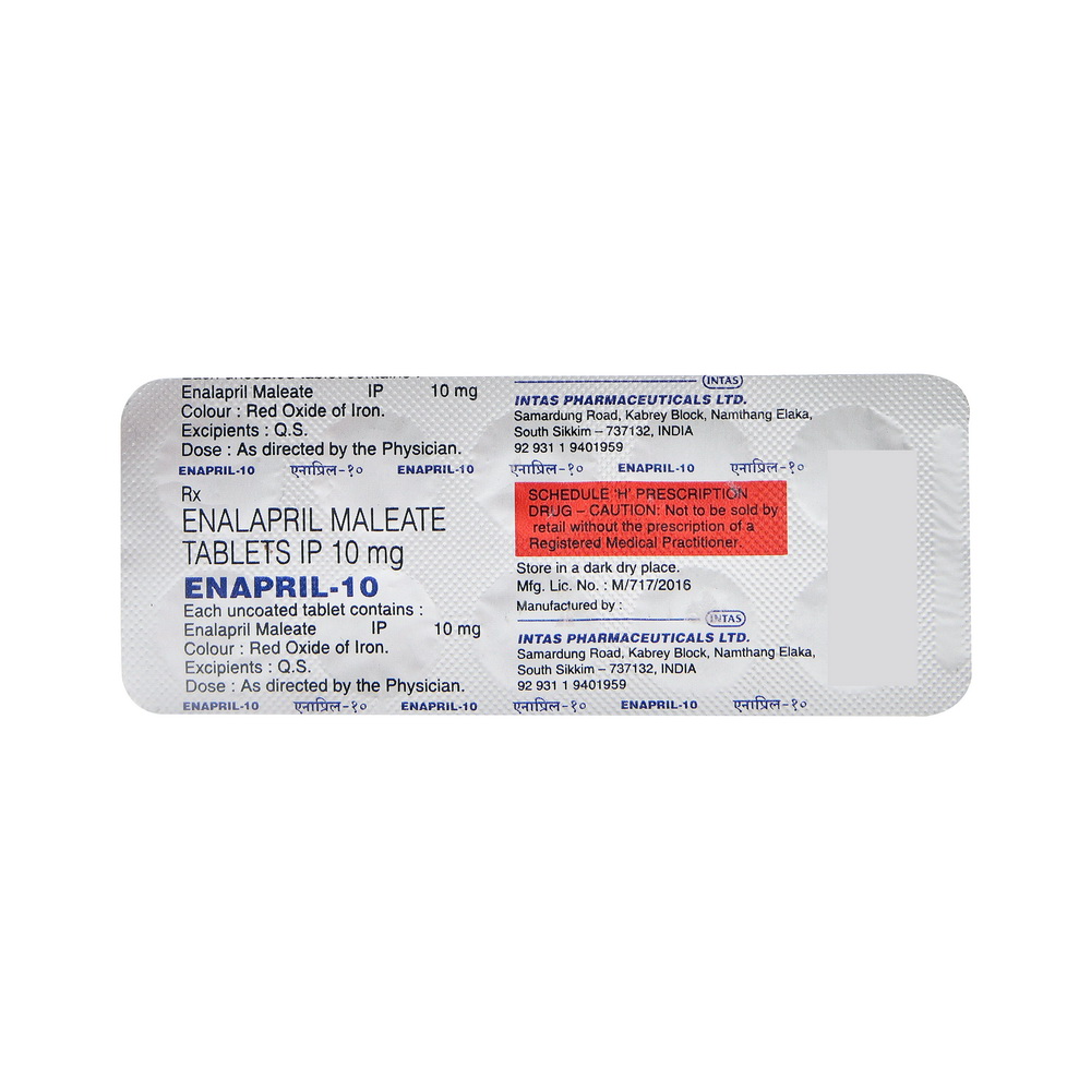 Product ENAPRIL 10 MG TAB | M108