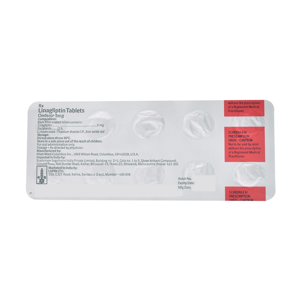 Product ONDERO 5MG TAB - 10 TAB | M108