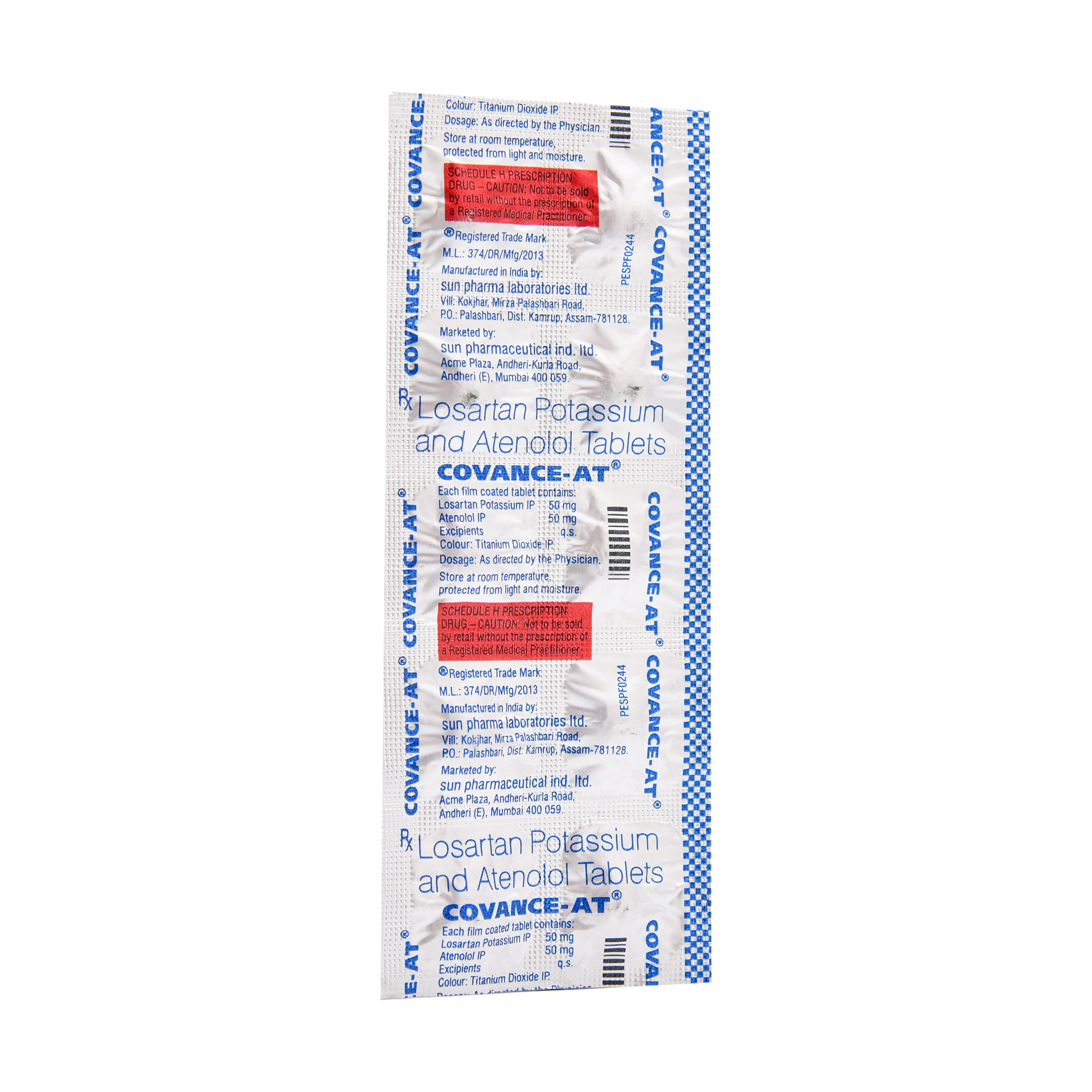 Product COVANCE AT TAB - 10 TAB | M108