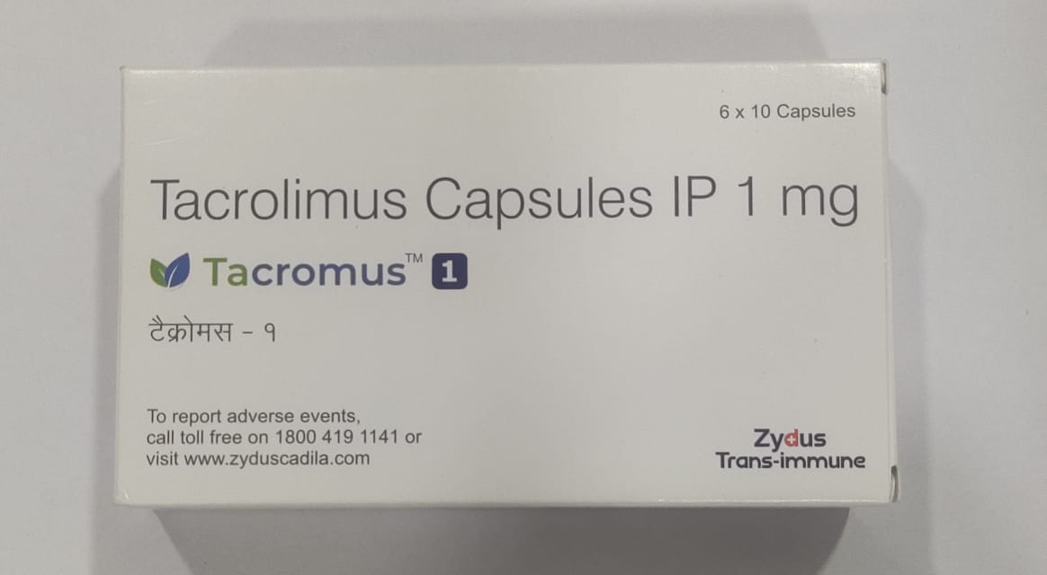 Product TACROMUS 1MG CAP - 10 CAP | M108