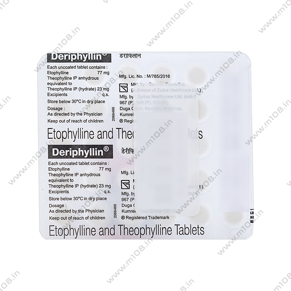 Product DERIPHYLLIN TAB - 30 TAB | M108