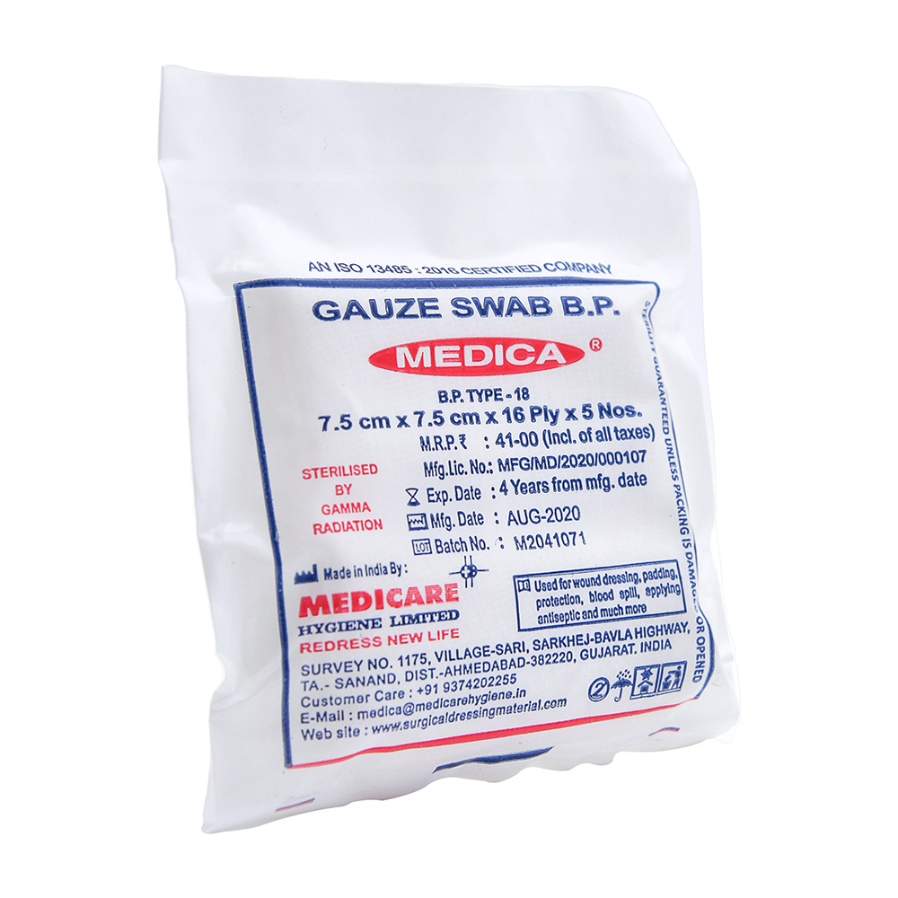 Product GAUZE SWAB 7.5X7.5 | M108