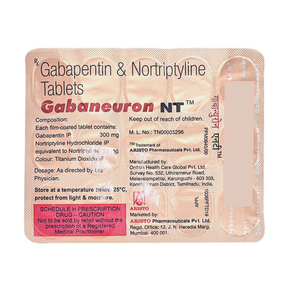 Product GABANEURON NT TAB- 15 TAB | M108