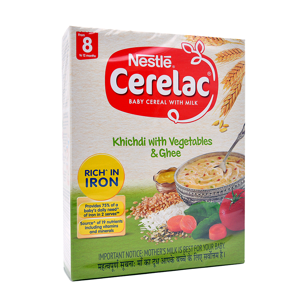Product CERELAC KHICHDI WITH VEG & GHEE - 1 BABY FOOD | M108