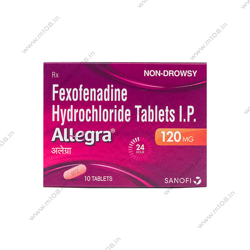 Product ALLEGRA 120MG TAB - 10 TAB | M108