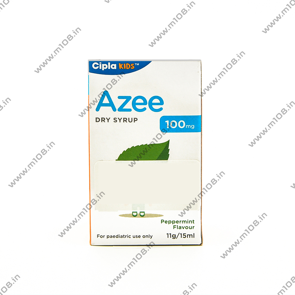 Product AZEE 100MG DRY SYRUP PEPPERMINT - 1 BOTTLE | M108