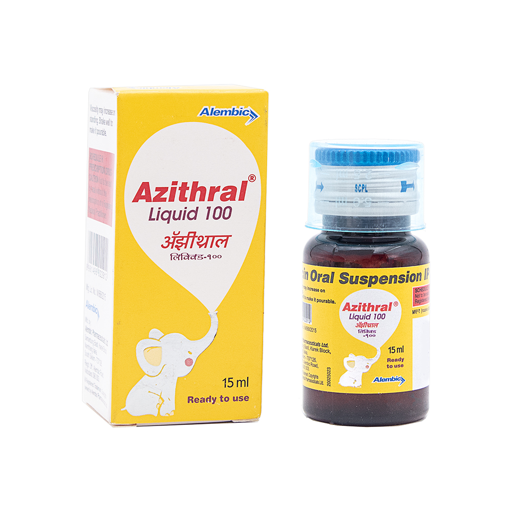 Product AZITHRAL 100 LIQUID - 1 Bottle | M108