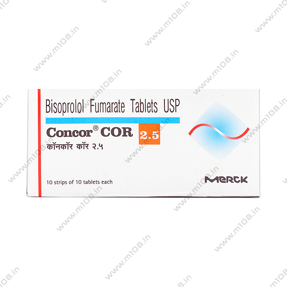 Product CONCOR COR 2.5MG TAB | M108