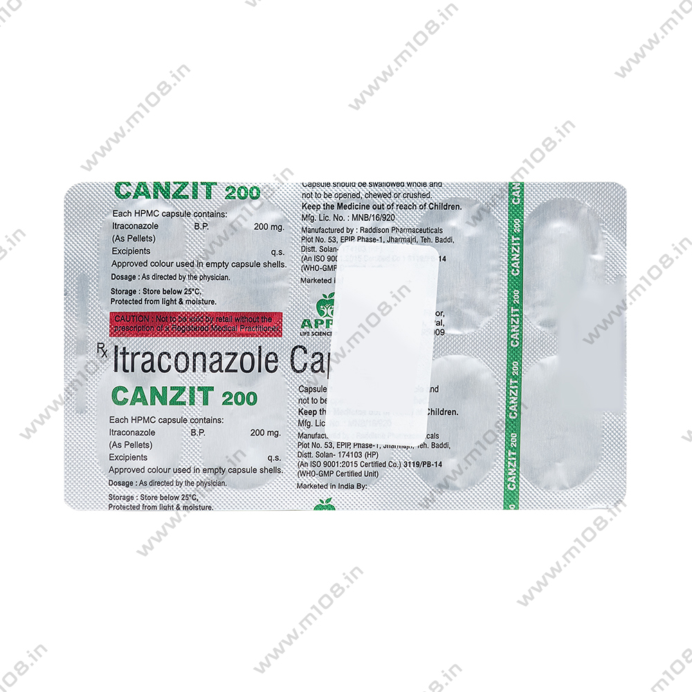 Product CANZIT 200MG CAP | M108