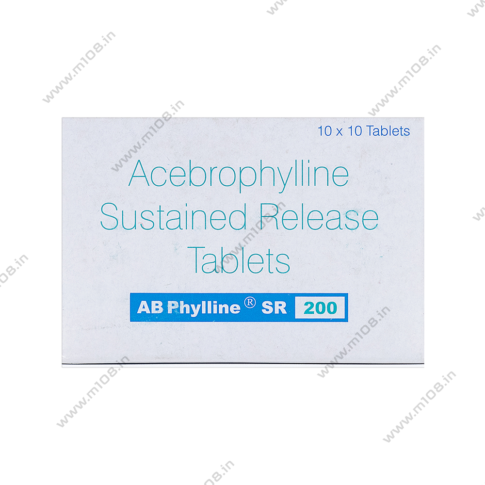 Product AB PHYLLINE SR 200MG TAB - 10 TAB | M108