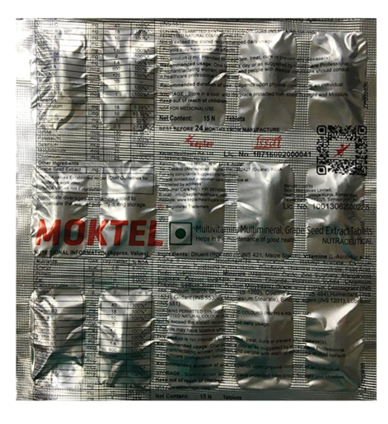 Product MOKTEL TAB - 15 TAB | M108