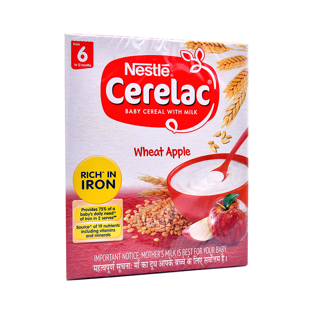 Product CERELAC WHEAT APPLE - 1 BABY FOOD | M108
