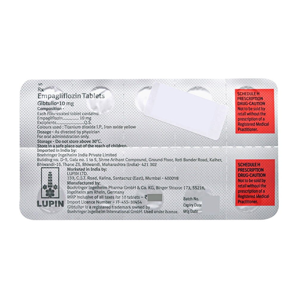 Product GIBTULIO 10MG TAB - 10 TAB | M108