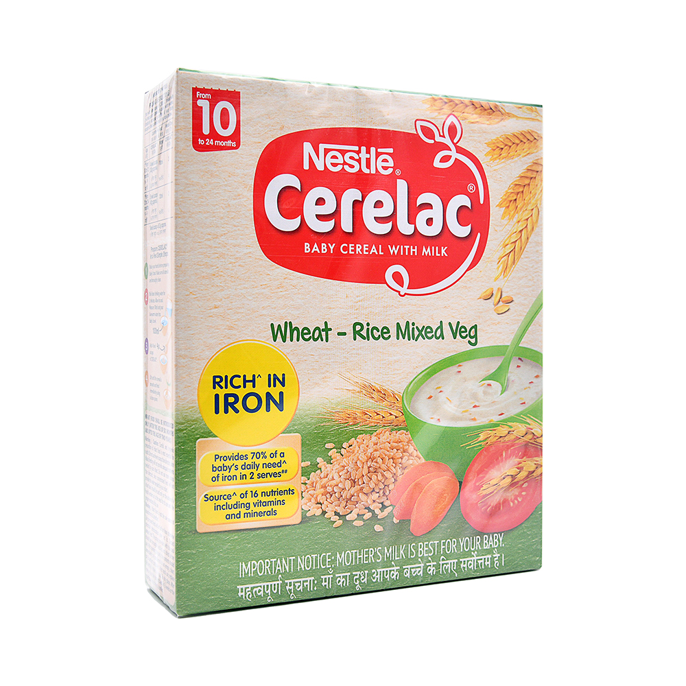Product CERELAC WHEAT RICE MIX VEG - 1 BABY FOOD | M108