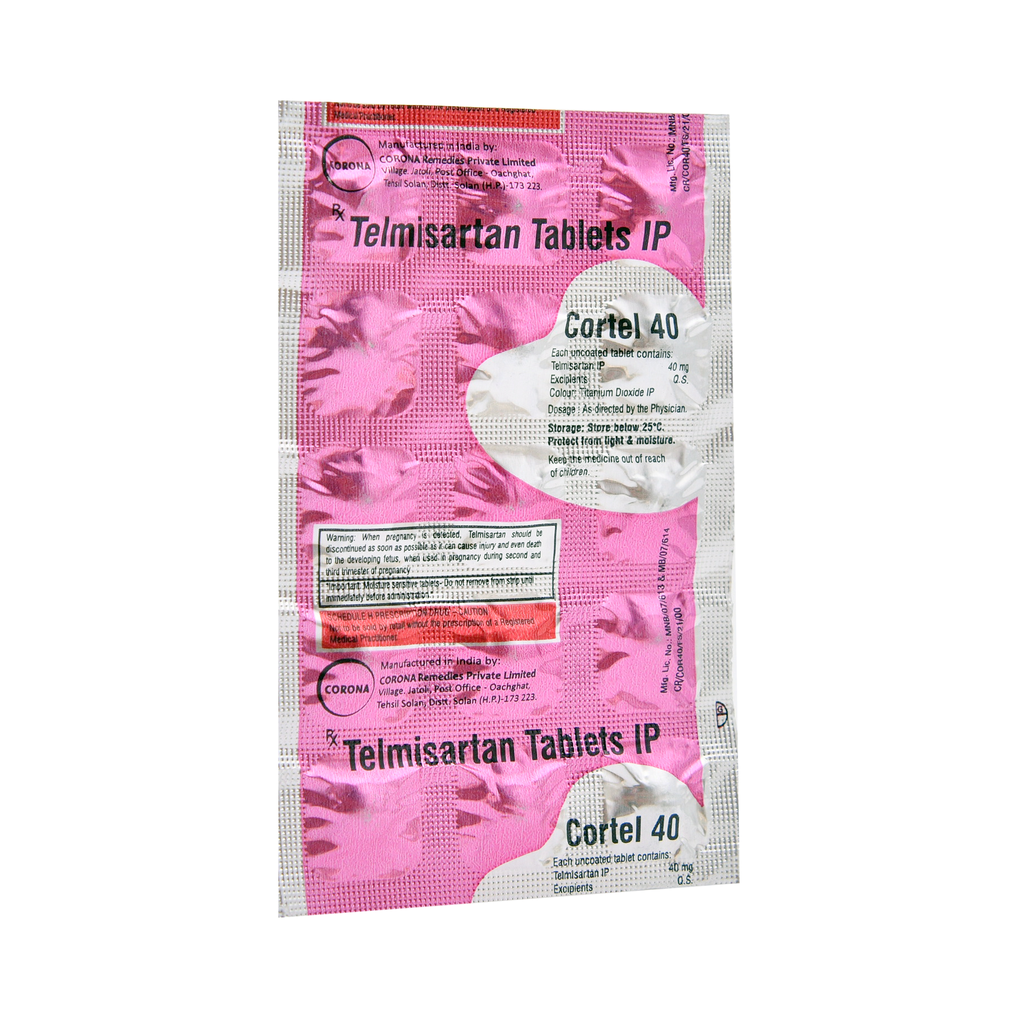 Product CORTEL 40 TAB - 15 TAB | M108