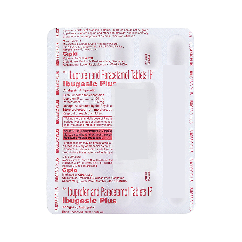 Product IBUGESIC PLUS TAB - 15 TAB | M108