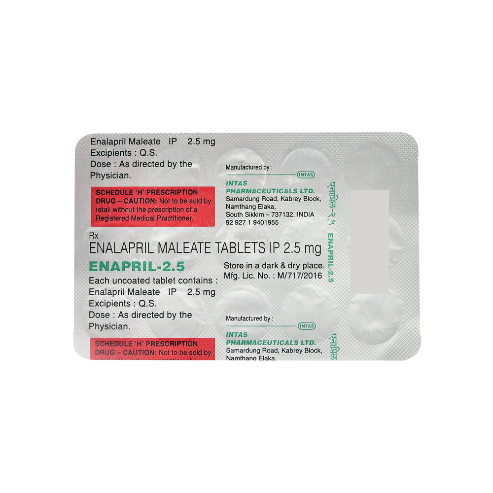Product ENAPRIL 2.5 MG TAB | M108