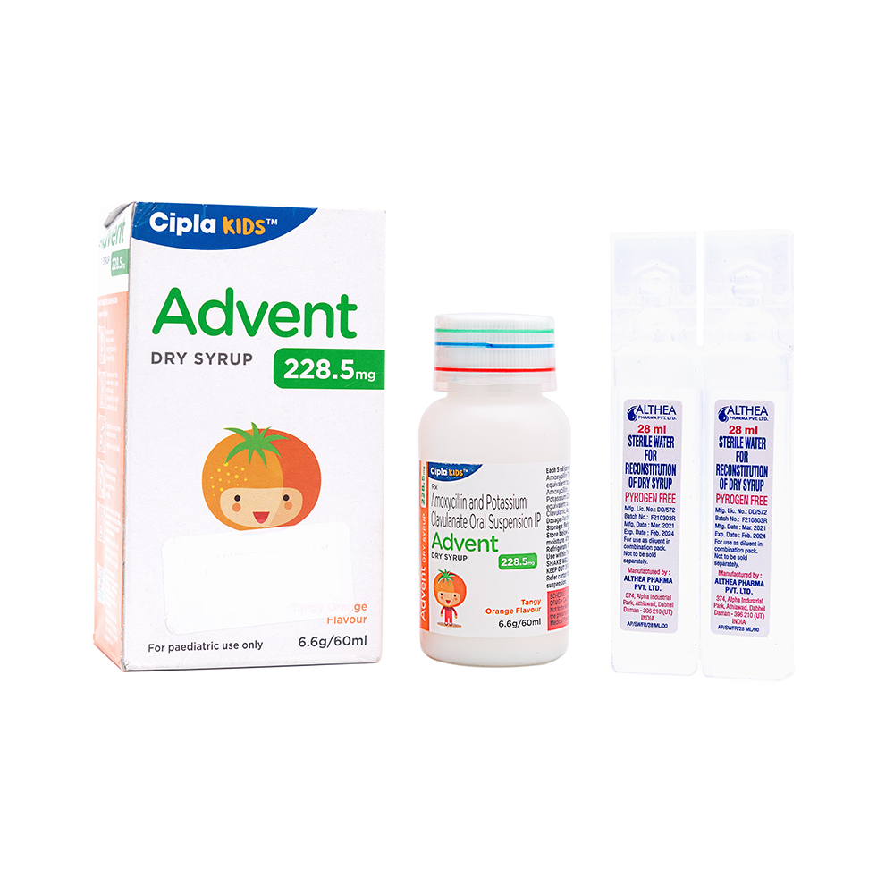 Product ADVENT 228.5MG DRY SYRUP 60ML - 1 Bottle | M108