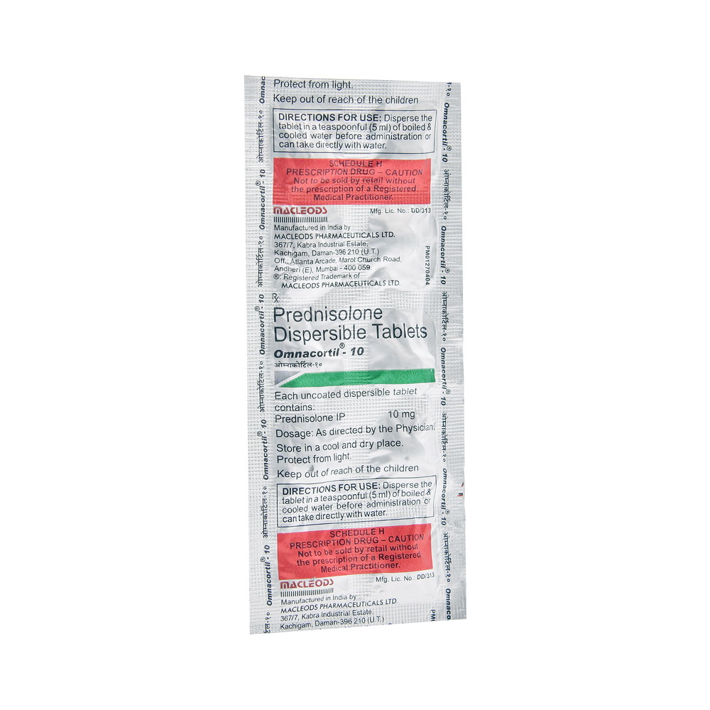 Product OMNACORTIL 10MG TAB - 10 TAB | M108