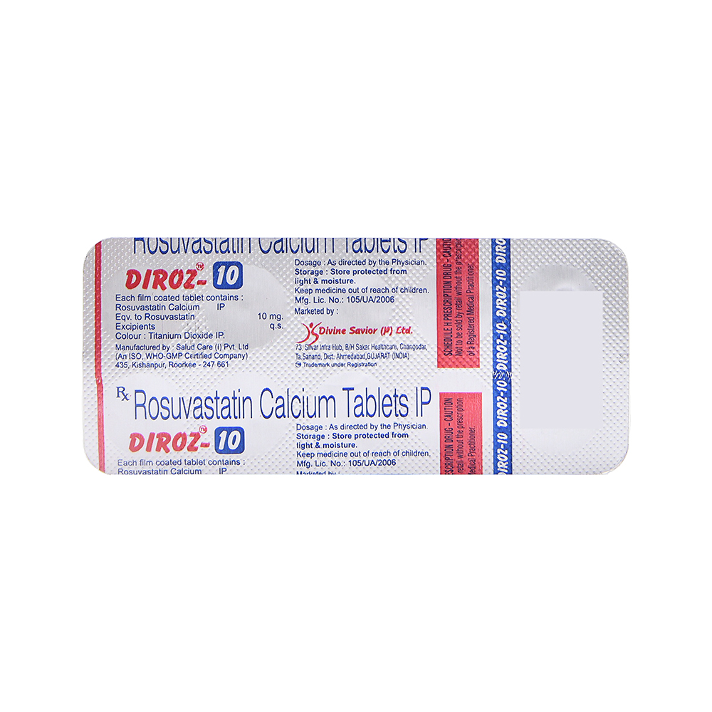 Product DIROZ 10MG TAB - 10 TAB | M108