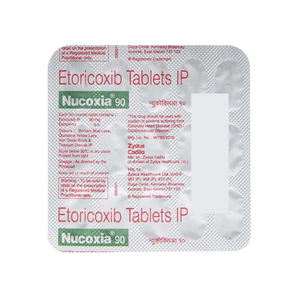 Product NUCOXIA 90 MG TAB - 15 TAB | M108