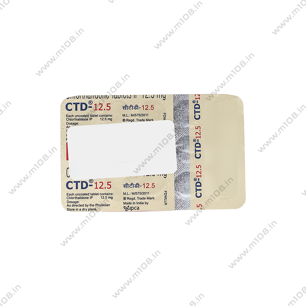 Product CTD 12.5 TAB - 15 TAB | M108