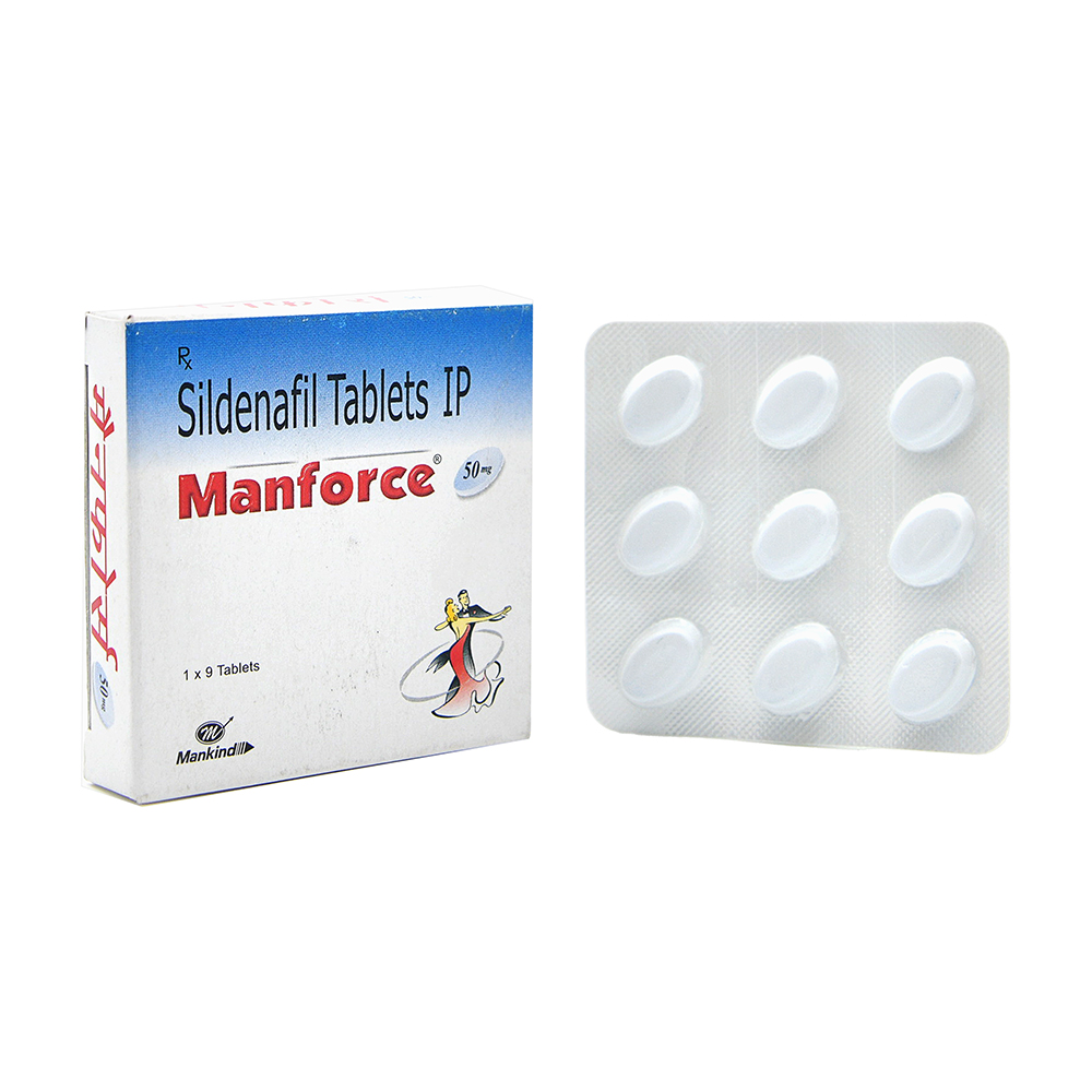 Product MANFORCE 50MG TAB - 9 TAB | M108