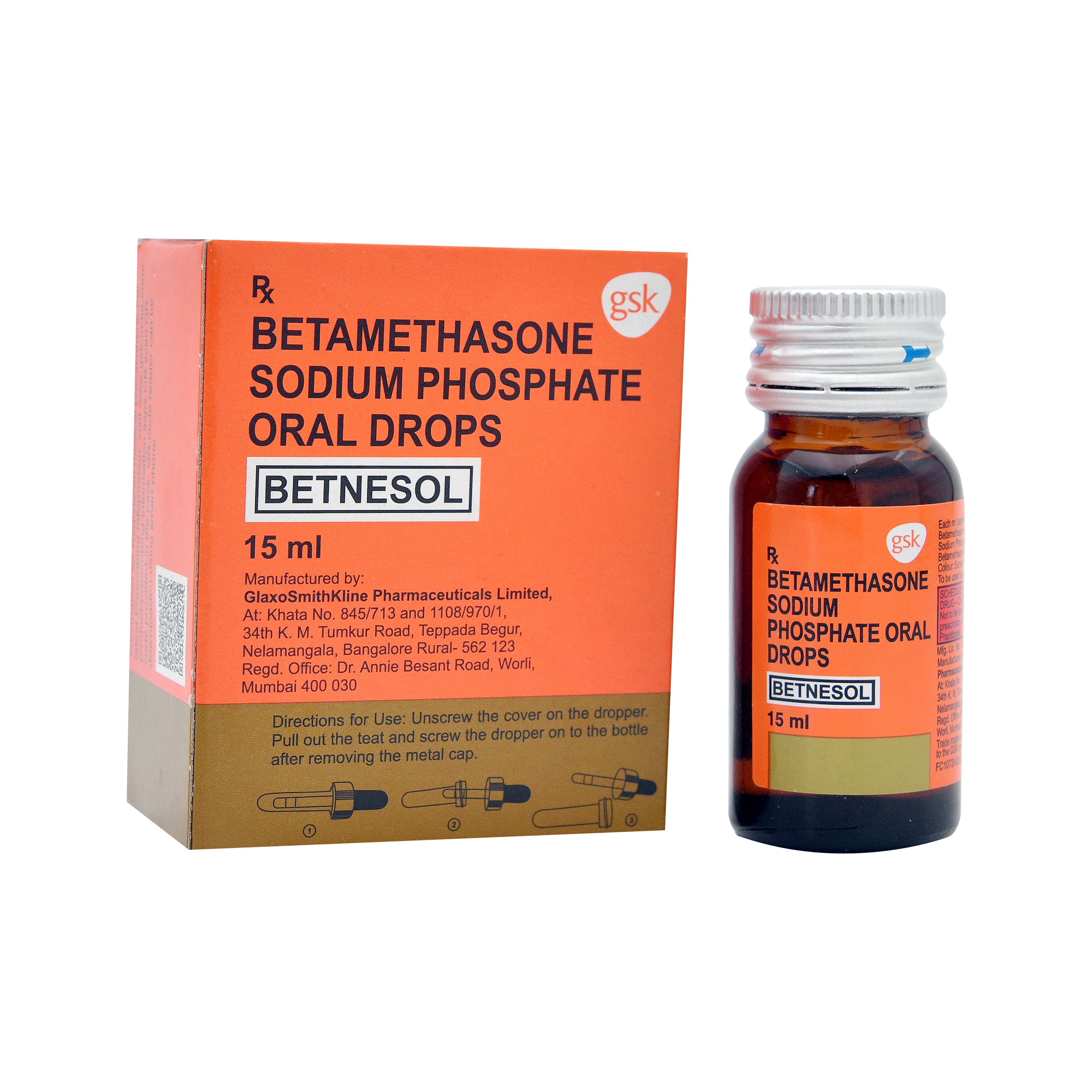 Product BETNESOL ORAL DROPS 15ML | M108